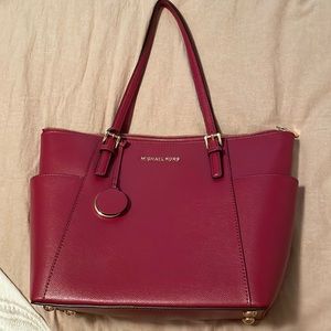 Michael Kors red handbag